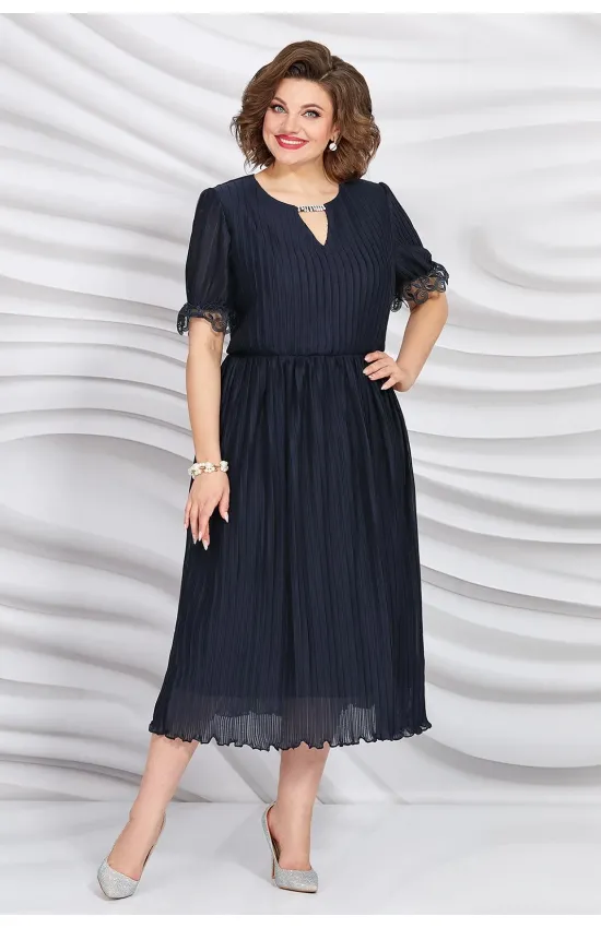 Платье Mira Fashion 5407 темные тона