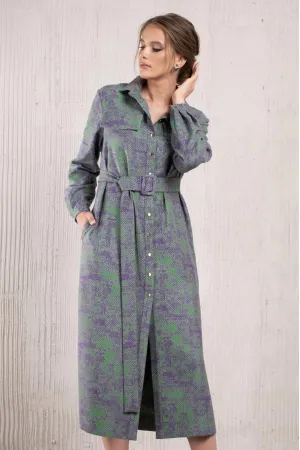 Платье Avanti 1404-2 зеленый/фиолет