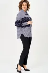Блузка Svetlana Style 5032 синий+узор Блузка Svetlana Style 5032 синий+узор