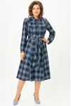 Платье Дали 5520.1 синяя клетка