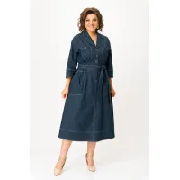 Платье Кокетка И К 1501 джинсовый