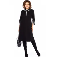 Платье Ольга Стиль С971 черный