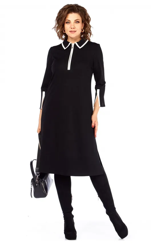 Платье Ольга Стиль С971 черный