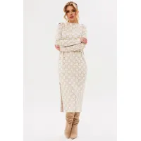 Платье Faufilure С1706 бежевый Платье Faufilure С1706 бежевый