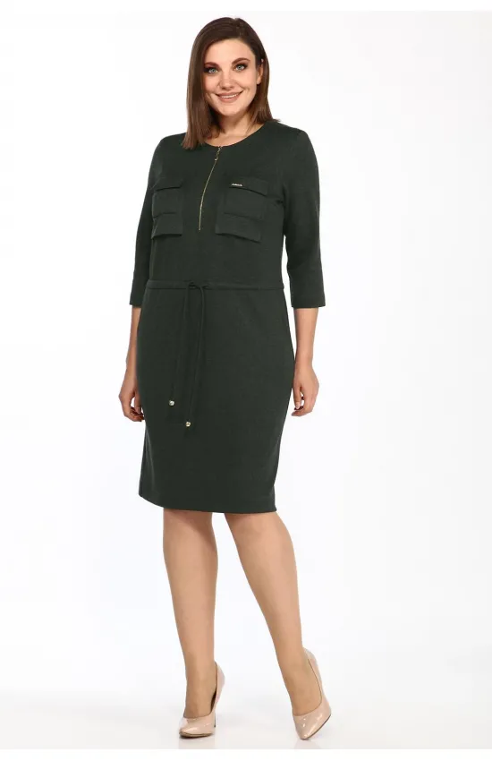 Платье Lady Style Classic 1679/5 Темно-зеленый