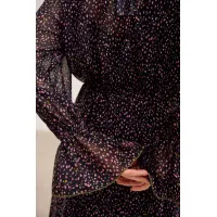 Платье Lokka 1681Т черный/принт цветы