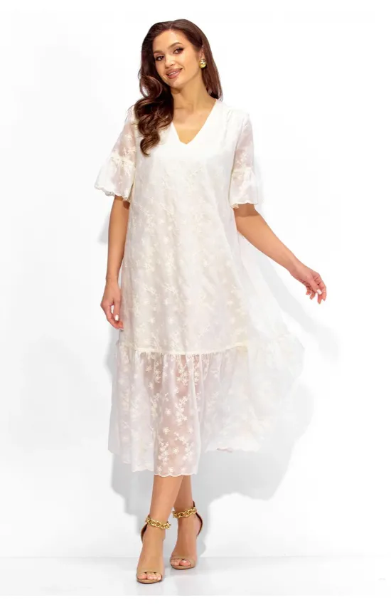 Платье Таиер 1444 молочный