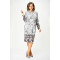 Платье Орхидея Люкс 1618 Серый