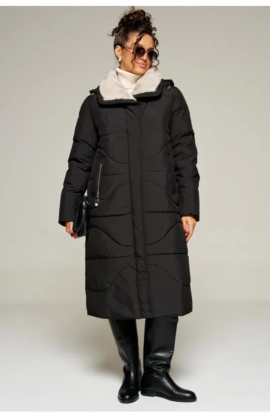 Пальто Beautiful & Free 8012 чёрный Пальто Beautiful & Free 8012 чёрный