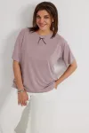Блузка Begimoda 4134 розовый пепел
