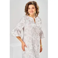 Платье Romanovich 1-2809 пудра цветы