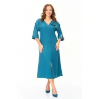 Платье T&n 7711 бирюза темная
