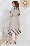 Платье Mira Fashion 5091 бежевый Платье Mira Fashion 5091 бежевый