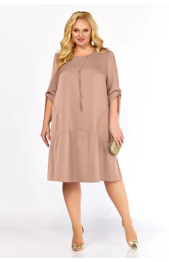 Платье Тэнси 399 розовое золото