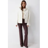 Пальто Люше 4229 молоко