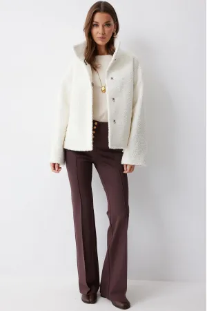 Пальто Люше 4229 молоко