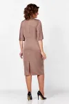 Платье Mira Fashion 5610 бежевый Платье Mira Fashion 5610 бежевый