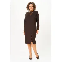 Платье Кокетка И К 1337 коричневый