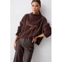 Кофта Люше 4242 коричневый