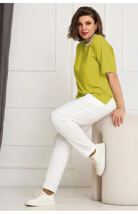 Блузка Begimoda 4086 травяной