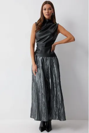 Юбка Люше 4215 серебро