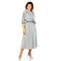 Платье Ольга Стиль С959 шалфей