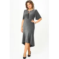 Платье Mira Fashion 5629 серый Платье Mira Fashion 5629 серый
