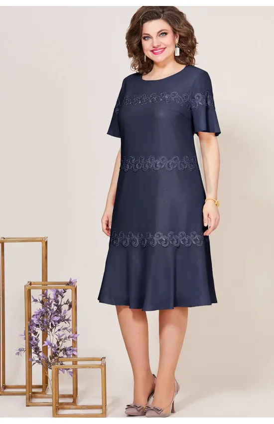 Платье Mira Fashion 5273-2 синий