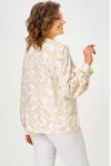 Блузка Svetlana Style 2304 бежевый листики