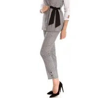 Брюки Klever 376 серый клетка
