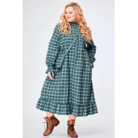 Платье Anelli 977 зелёный новый