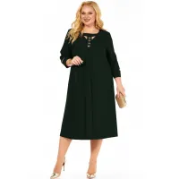 Платье Милора-Стиль 1408 зеленый