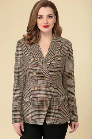 Пиджак Дали 3486 коричневый