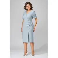 Платье Орхидея Люкс 1570 голубой