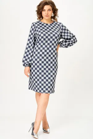 Платье Svetlana Style 2301 шахматная клетка