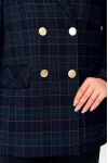 Пиджак Дали 3536.1 синяя клетка Пиджак Дали 3536.1 синяя клетка