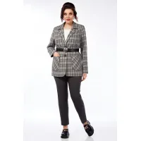 Пиджак Matini М4.1359/1 серый+клетка