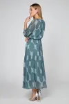 Платье Bazalini 5016 оттенки зеленого