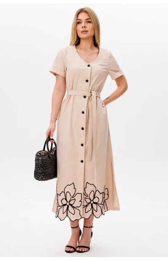 Платье Faufilure C1767 Бежевый