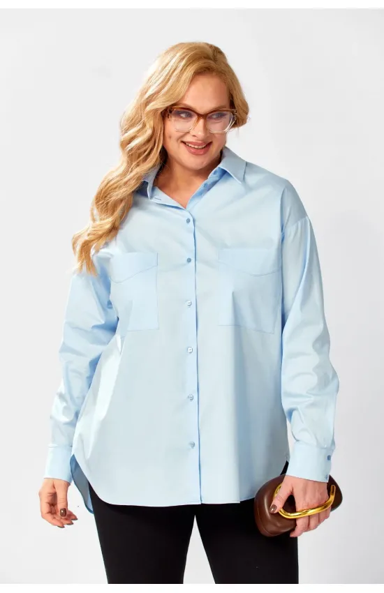 Рубашки Avenue 0343-1 светло-голубой