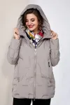Куртка Shetti 2140 бежево-серый