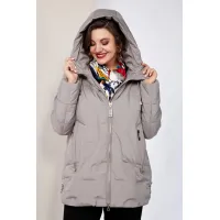 Куртка Shetti 2140 бежево-серый