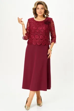 Платье Svetlana Style 5039 бордовый