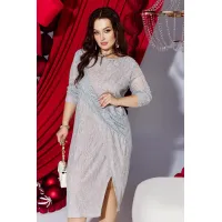 Платье Vittoria Queen 26313 серебристый Платье Vittoria Queen 26313 серебристый