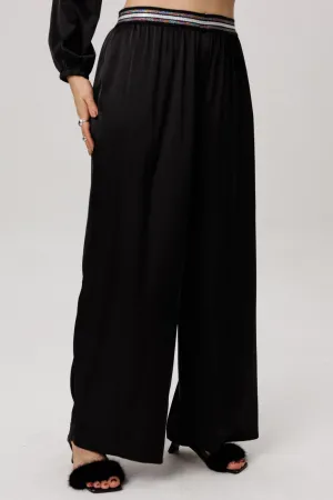 Брюки Anelli 1734 блестящий черный