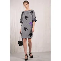 Платье Avanti 118 чёрно-белый