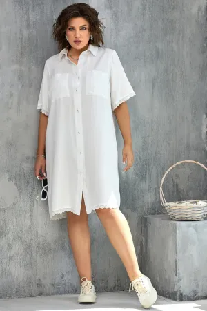 Платье Begimoda 1032 молочный