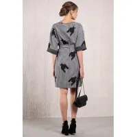 Платье Avanti 118 чёрно-белый