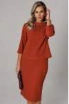 Платье Anastasia 1303 терракотовый Платье Anastasia 1303 терракотовый