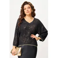 Кофта Fita 20721 Ираида черно-золотистый
